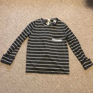 Tie back Long sleeves T-shirt